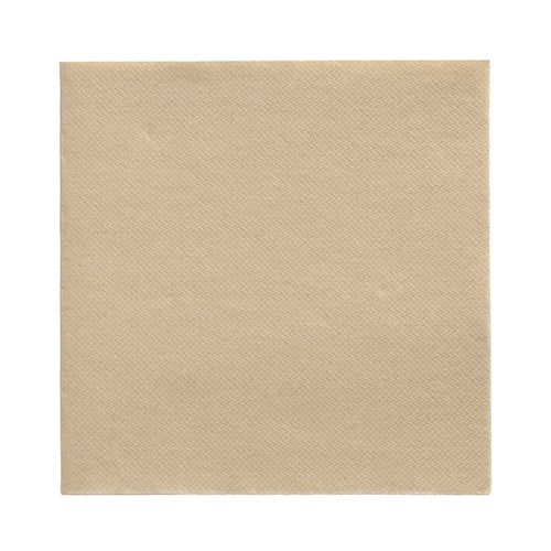 A single beige PAPSTAR 20 napkins "DAILY Collection" napkin (32x32 cm, 1/4-fold) by PAPSTAR GmbH is shown on a white background, ideal for elegant napkins or simple table decoration.