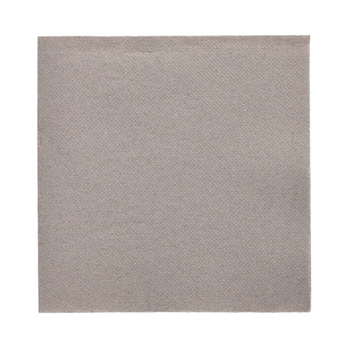 The PAPSTAR 20 napkins "DAILY Collection" 1/4-fold 32x32cm by PAPSTAR GmbH are light gray, subtly textured napkins, ideal for table decoration and shown on a white background.