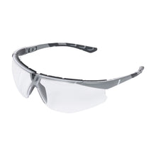 NITRAS VISION PROTECT PREMIUM, temple glasses, transparent / gray, ISO 16321-1 plastic | Pack (12 pieces)