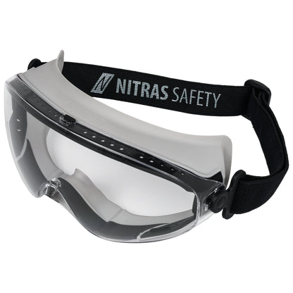 NITRAS VISION PROTECT, full vision goggles, EN 166 PVC | Pack (12 pieces)