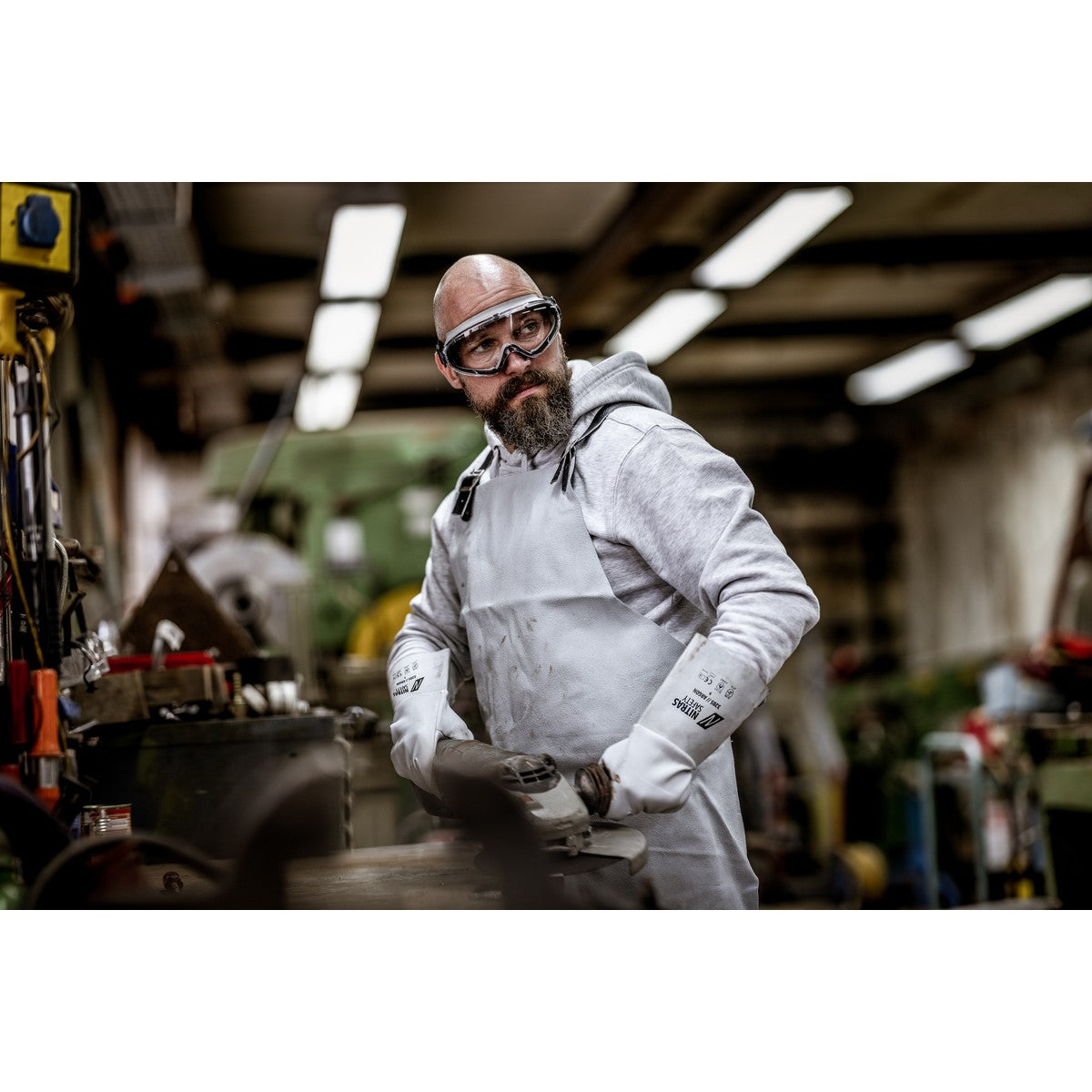 NITRAS VISION PROTECT, full vision goggles, EN 166 PVC | Pack (12 pieces)