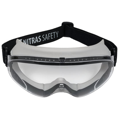 NITRAS VISION PROTECT, full vision goggles, EN 166 PVC | Pack (12 pieces)
