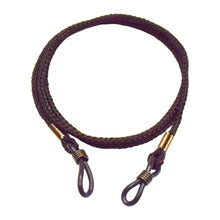 NITRAS glasses cord, textile, black | Pack (12 pieces)