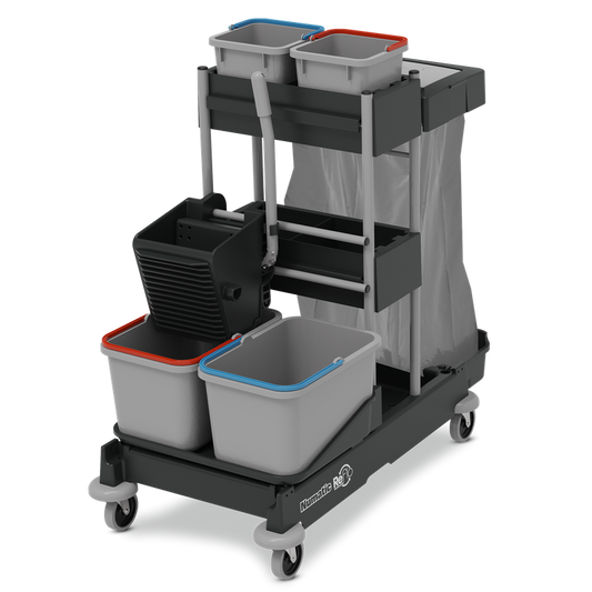 Numatic cleaning trolley ProCar 5G Black (SM1415.2 c/wSRK1) | Pack (1 piece)