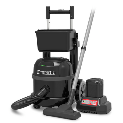 Numatic battery vacuum cleaner PBT230NX/1, black, accessory set AS56(2.2P) | Pack (1 piece)