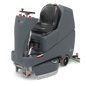 Numatic ride-on scrubber dryer TRL720/150T with incl. integrated. Charger and 2 TenTec offices Pack (1 piece)