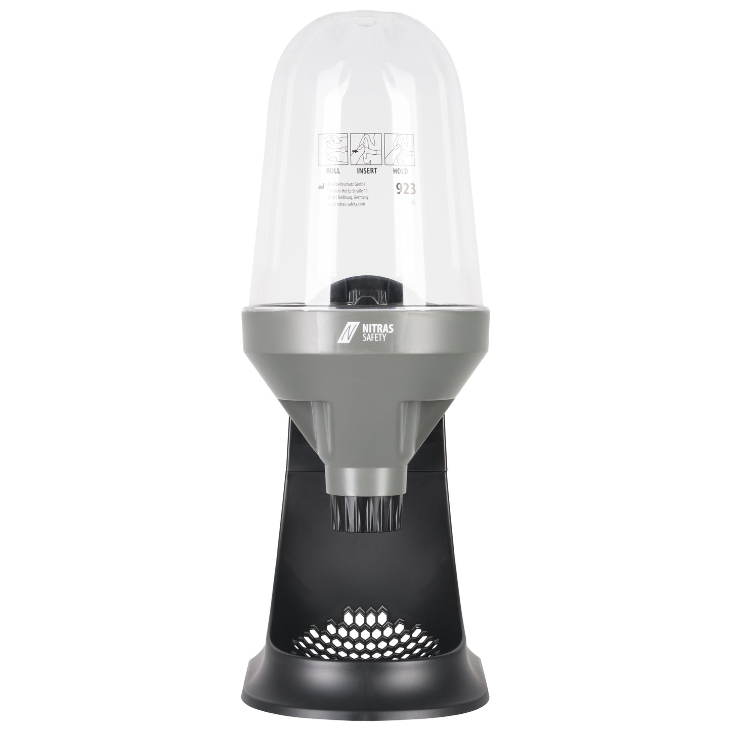 NITRAS hearing protection dispenser, gray / black, EN 352 | Pack (1 piece)