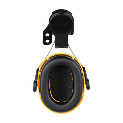 NITRAS MUTE DEFENDER PRO, earmuffs, black / yellow, EN 352-3 plastic | Pack (1 piece)