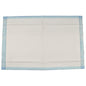 An ABENA Tissue disposable pad from Abena Re-Seller GmbH, 6-ply, 60x90 cm, blue-white, lies flat on a plain background. Pack of 25 pieces.