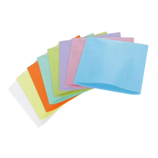 AMPri Dental Kopfstützenschoner Tissue-Papier, verschiedene Farben | Box (175 Stück)