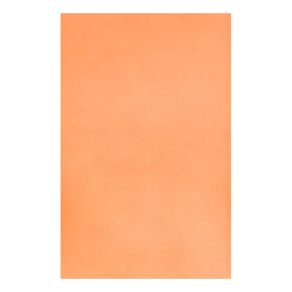 A simple, solid orange rectangle, similar to the minimalist style of the Dental Crepe Tray Liner Filter Paper from AMPri Handelsgesellschaft mbH, without any recognizable patterns or text.