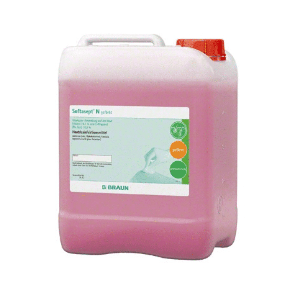 B. Braun Softasept® N skin disinfectant, colored