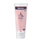 A 100 ml tube discontinued item: BODE Baktolan® protect skin protection cream by Paul Hartmann AG has a pink label with black text, a white cap, a hand graphic, product information, and the BODE skin protection logo.