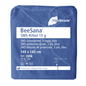 A pack of 100 Meditrade BeeSana® SMS gowns 15g (discontinued item) from Meditrade GmbH, for single use. Product info in German, English & French.