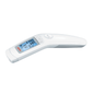Das Auslaufartikel Medel Temp kontaktloses Fieberthermometer von Beurer GmbH zeigt 36,7 °C auf dem Display und mehrere Tasten - ideal als Infrarotthermometer für Babys & Kleinkinder, Packung (1 Stück), vor weißem Hintergrund fotografiert.