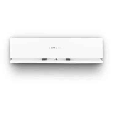 The CWS front panel for the Air Bar fragrance dispenser by CWS features a minimalist, rectangular white design and is isolated on a plain white background. The modern look is complemented by a sleek display panel that can be effortlessly mounted on the wall.