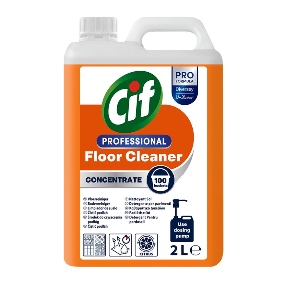 Cif Professional Concentrated Floor Cleaner | Canister (2 l)