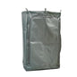 The DI Protect protective cover 120L from Diversey Deutschland GmbH & Co. OHG is a large, rectangular, gray fabric bag with a zippered pocket on the front, two side handles, and three loops on the top for protecting garden furniture.