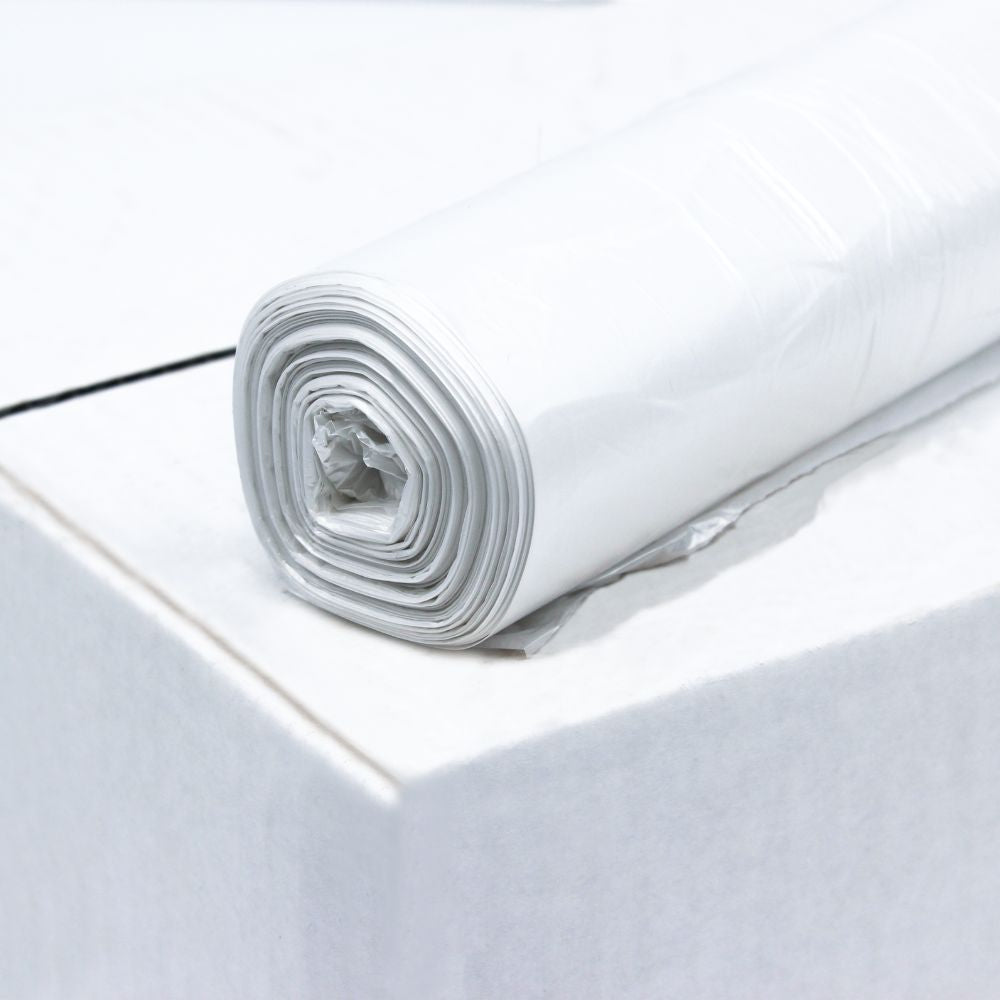 DEISS HDPE garbage bags 60 liters, 59984, white