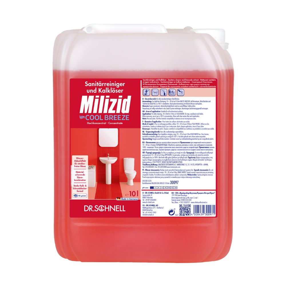 Dr. Quick Milicide Cool Breeze sanitary cleaner and limescale remover