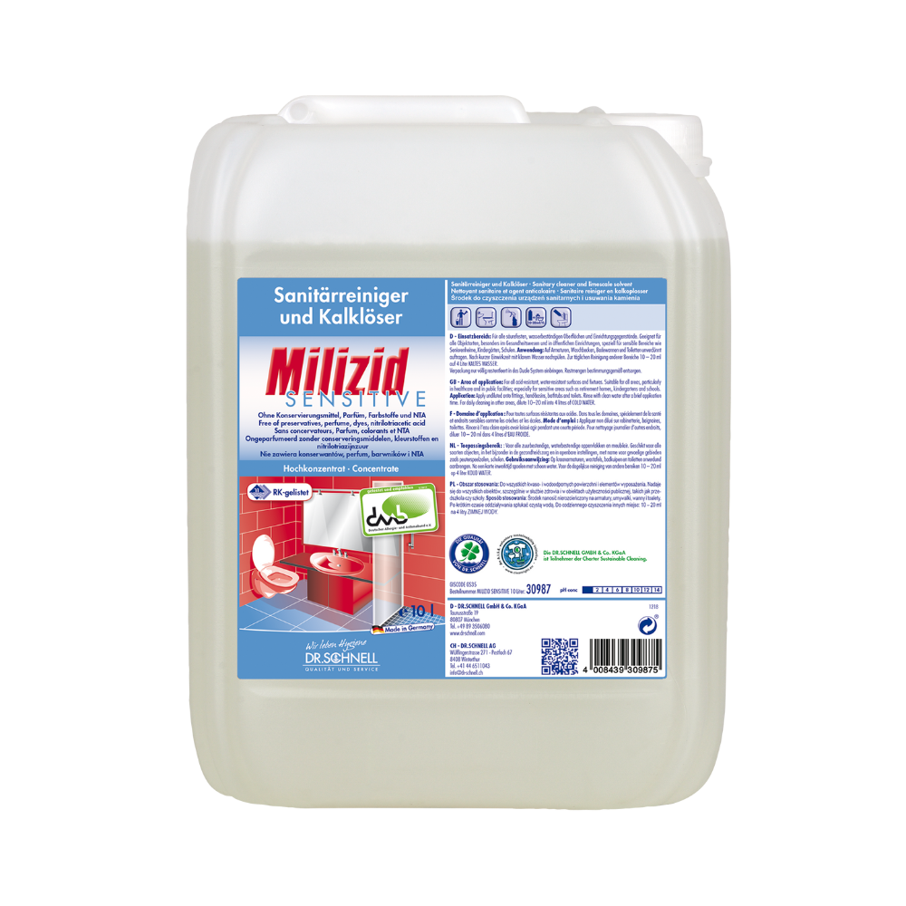 Dr. Quick Milicide Sensitive sanitary cleaner and limescale remover
