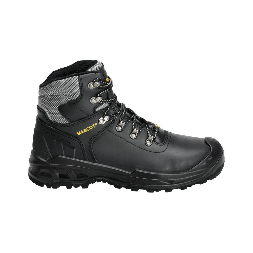 MASCOT® Elbrus safety boots S3 safety shoes, black/yellow