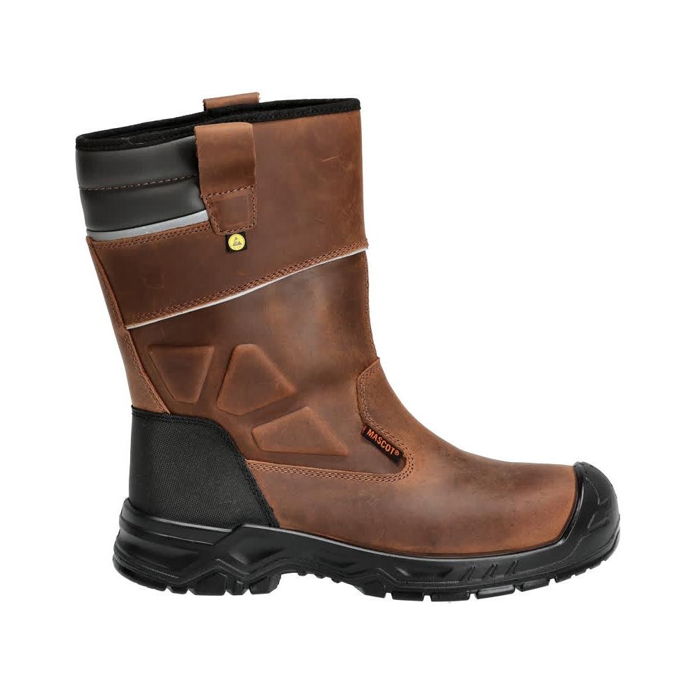 MASCOT® Safety Boots S3S Safety Rigger Boots S3S, walnut brown/black