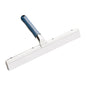 The HAND-WATER SQUEEGEE, CELL FOAM WHITE from Haug Bürsten KG with a working width of 340 mm ensures streak-free cleaning of windows or smooth surfaces thanks to its flat foam blade.