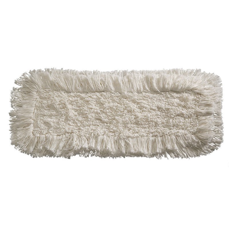 The WISCHBEZUG SUPER-FRANSENMOPP 500MM from Haug Bürsten KG made of 50% polyester/50% cotton is equipped with thick fringe fibers for effective floor cleaning and is shown on a plain white background.