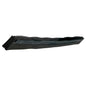 The REPLACEMENT RUBBER LIP, 2-lipped from Haug Bürsten KG is a black cellular rubber replacement wiper (620x20x22mm) with a central groove and textured surface, ideal for window cleaning.