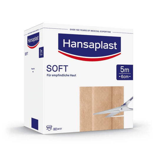 Hansaplast Soft Plaster, 5 meters different widths