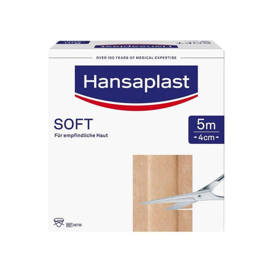 Hansaplast Soft Plaster, 5 meters different widths