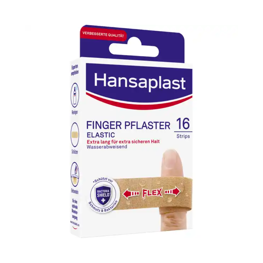 Hansaplast Elastic fingertip patch 19 x 120 mm - 16 pieces