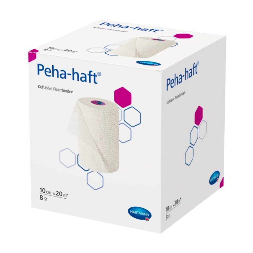 Bandage de fixation sans latex Hartmann Peha -Hart®, différentes tailles - 8 pièces.