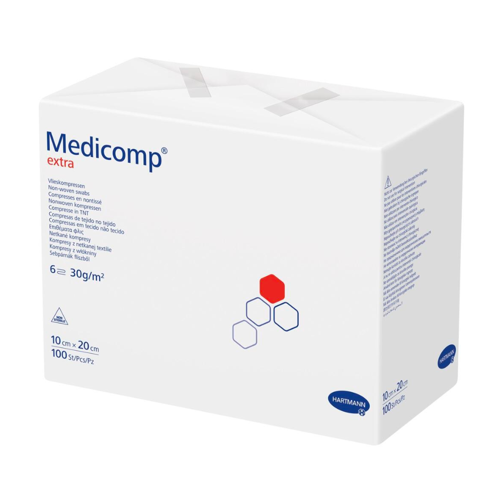 Hartmann Medicomp® extra non-sterile fleece compress - 100 pieces
