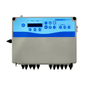 The Kiehl ARCANDIS-Kronos-Control control unit from Johannes Kiehl KG is a rectangular control unit with a blue display, buttons (F1-F4, P1-P3), and black ports for the conductivity-controlled operation of the ARCANDIS Kronos R.