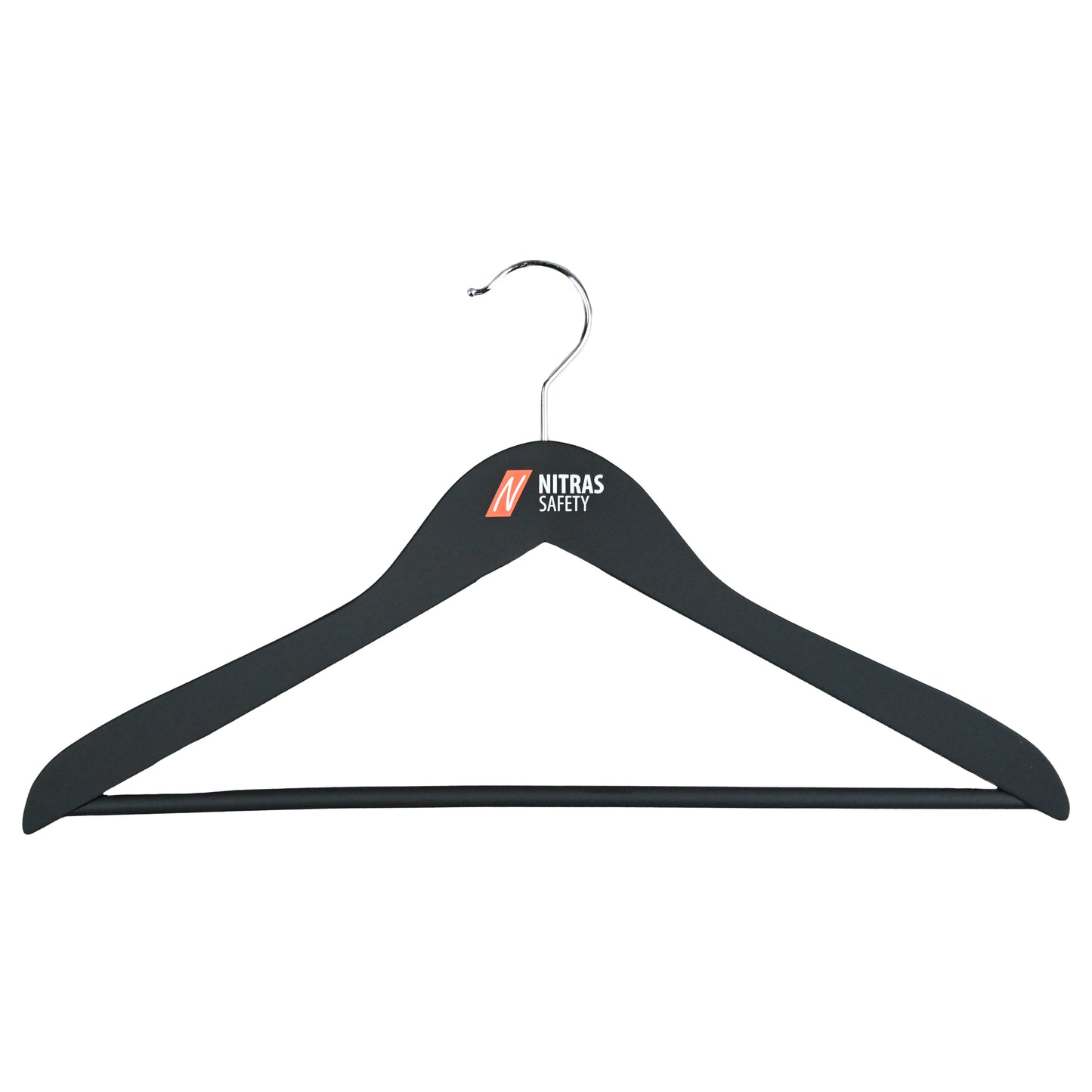 NITRAS clothes hanger, black | Carton (1 pack)