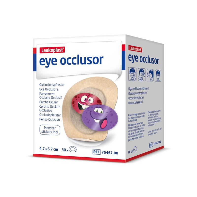 Leukoplast eye occlusor, Augenokkluder, hautfarben