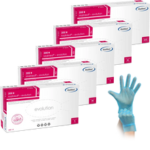 MaiMed-evolution, blue, non-sterile, powder-free Latex-free disposable glove, 200 pieces/box