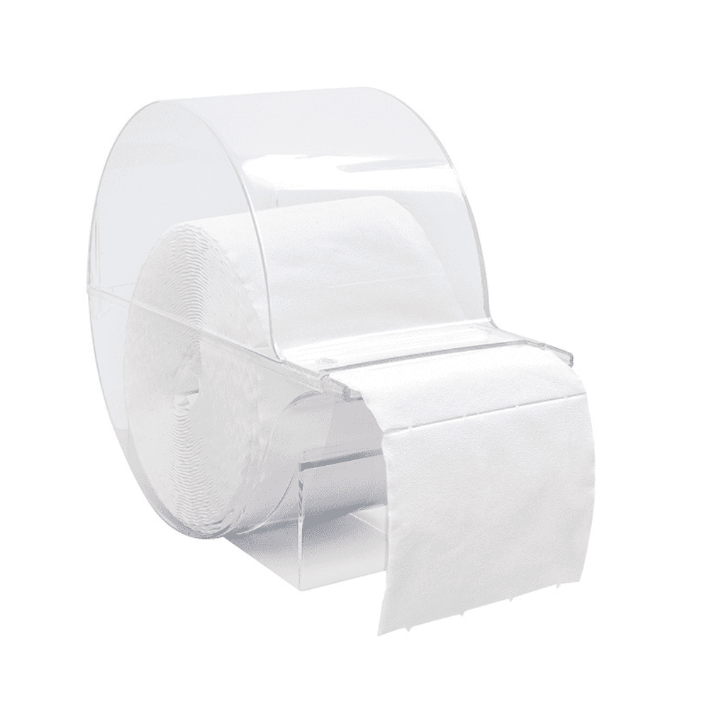 A Meditrade cellulose swab box from Meditrade GmbH contains a package (1 piece), with some product visible and partially protruding from the transparent dispenser.