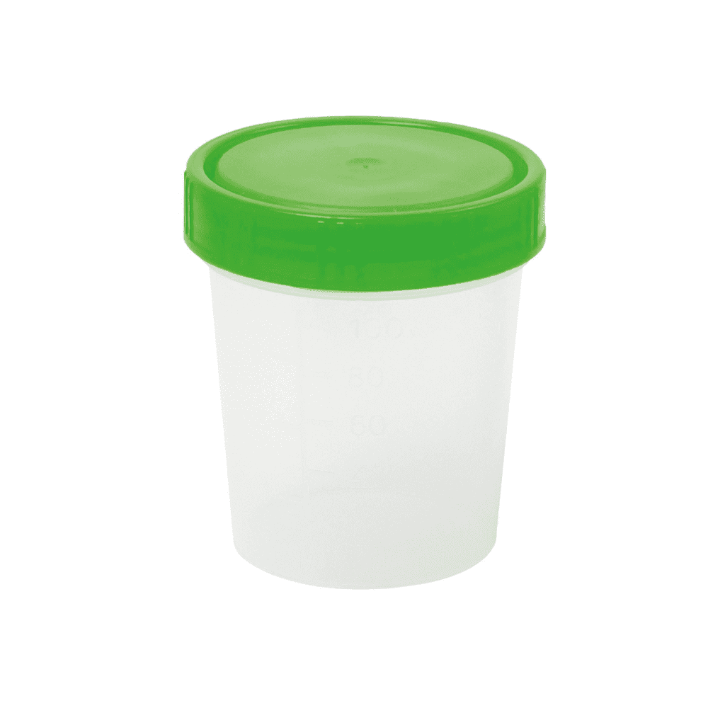 Meditrade urine cups with different closures
