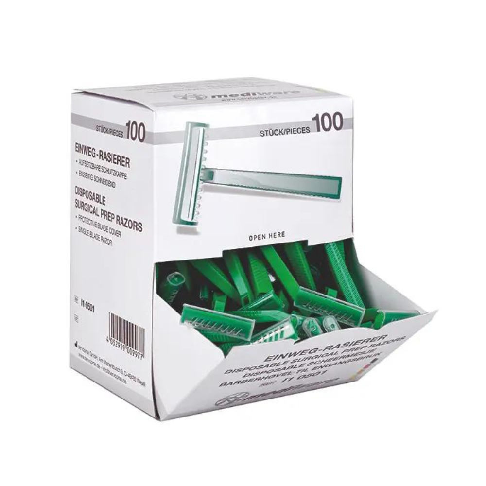 Mediware disposable razors - 100 pieces