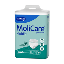Discontinued item: Hartmann MoliCare® Premium Mobile, 5 drops, XL | Pack (14 pieces)