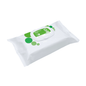 A sealed white plastic package containing 50 Orochemie B 45 disinfectant wipes from orochemie GmbH + Co KG, ideal for sensitive surfaces, with a plastic flip-top lid and a green label for easy dispensing.