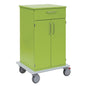 The Novocal care and work trolley features a robust full plastic base, an upper drawer, and two lower doors with handles - perfect for flexible use in care facilities. Wheels provide mobility. Brand: Novocal. Package: 1 piece.