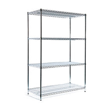 Die Novocal Standregal Grundeinheit aus vernickeltem, hochglanzverchromtem Präzisionsstahl mit 4 Ecken bietet flexible Ablage auf verstellbaren Böden-ideal zur Aufbewahrung im Büro oder für zuhause. Die Packung enthält 1 Stück.