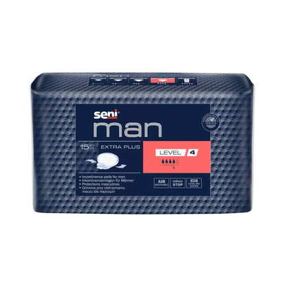 Incontinence pad for men, pad