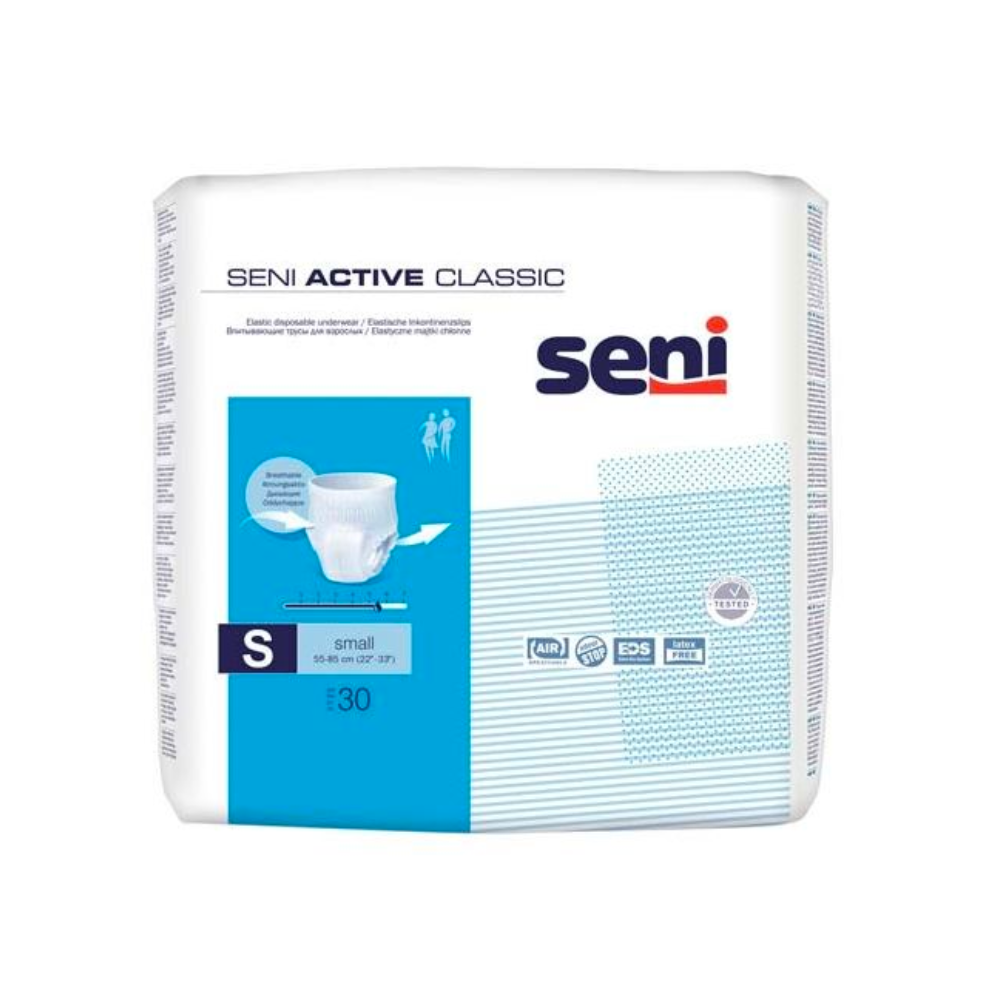 Seni Active Classic incontinence pants, 30 pieces