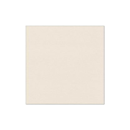 Against a white background, a simple square canvas in a cream color is presented, reminiscent of a noble piece from the PAPSTAR "ROYAL Collection" napkins by PAPSTAR GmbH.