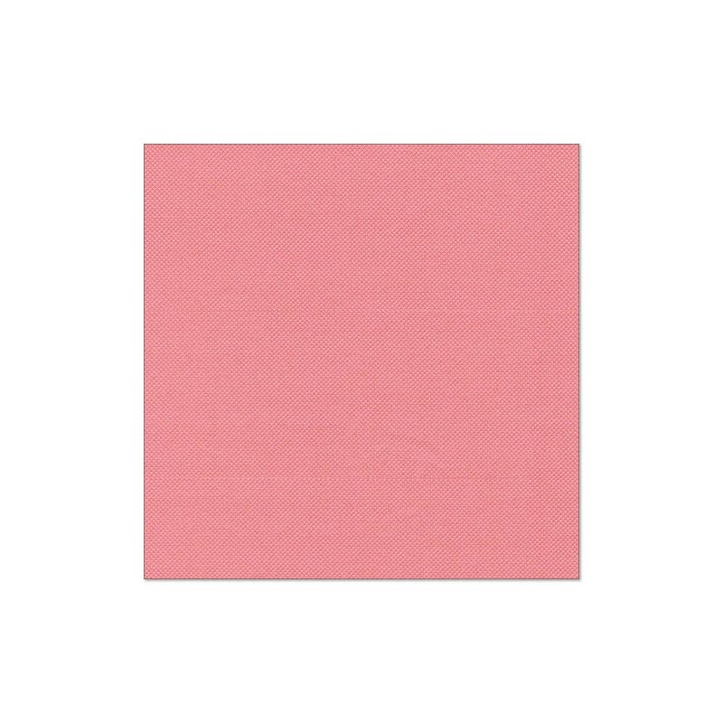 The image shows a flat square filled with a rich light pink shade, similar to the PAPSTAR napkins of the "ROYAL Collection" from PAPSTAR GmbH. The surface is evenly colored and has a subtle texture, making it perfect for sophisticated table decorations.